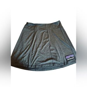 Patagonia Athletic Skirt Gray Performance Fabric